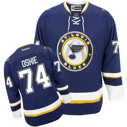 Discounted St. Louis Blues 74 T.J. Oshie Blue NHL Hockey Jersey